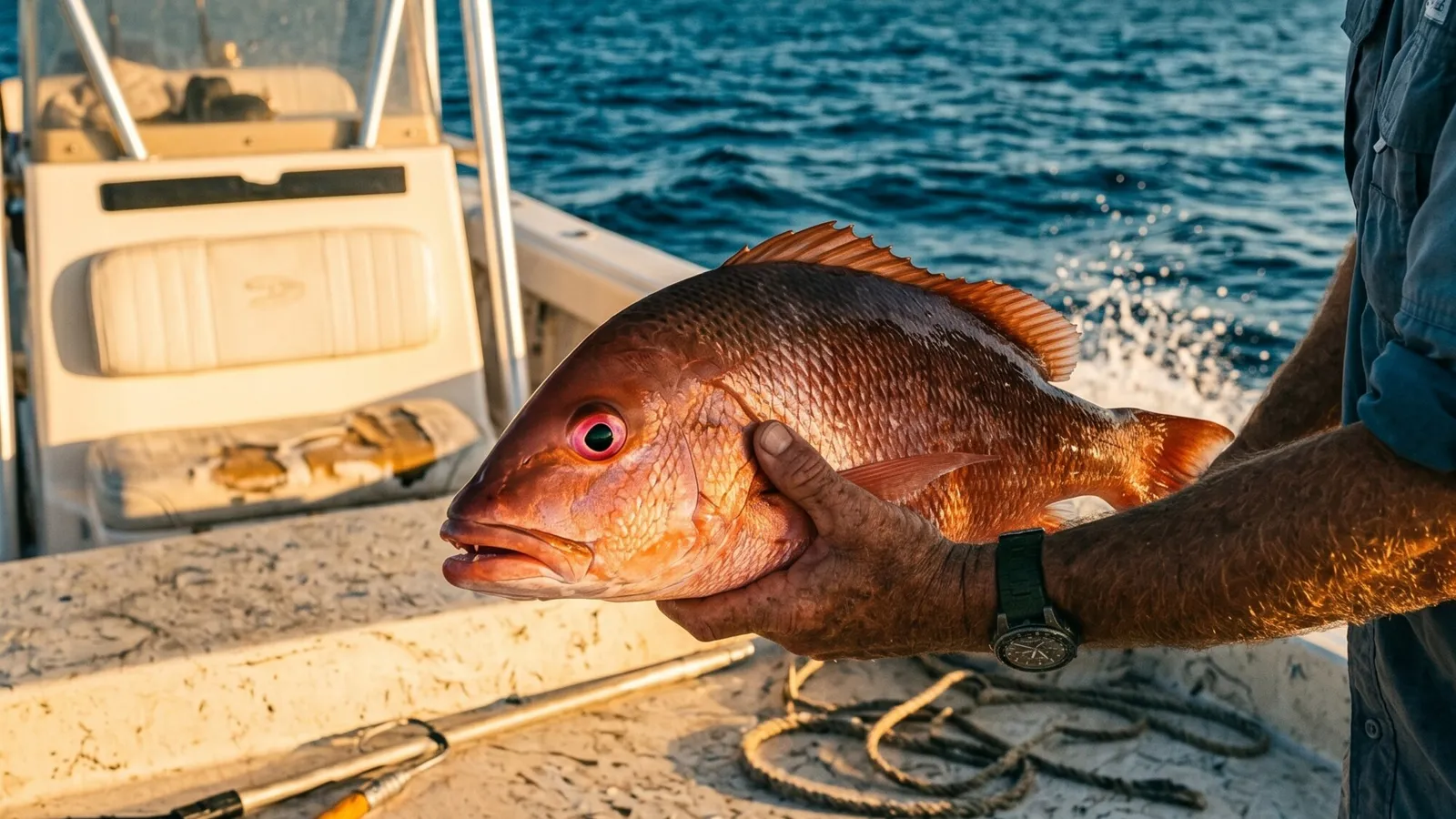 Red Snapper caught in the Brazosport area