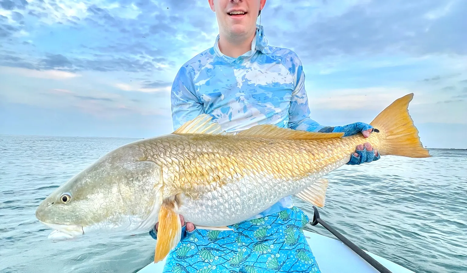 Redfish caught and released in the Brazosport bay system